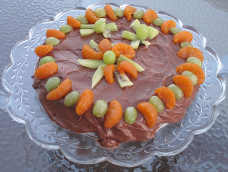 Festkake med sjokolade